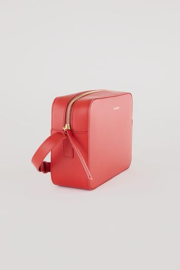 Red rectangular shoulder bag