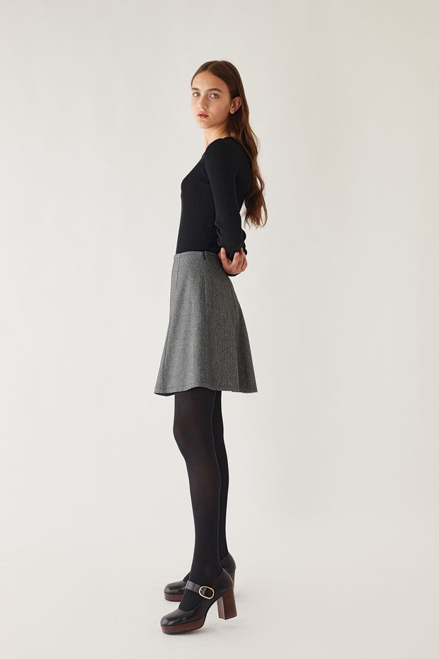 Paneled skirt