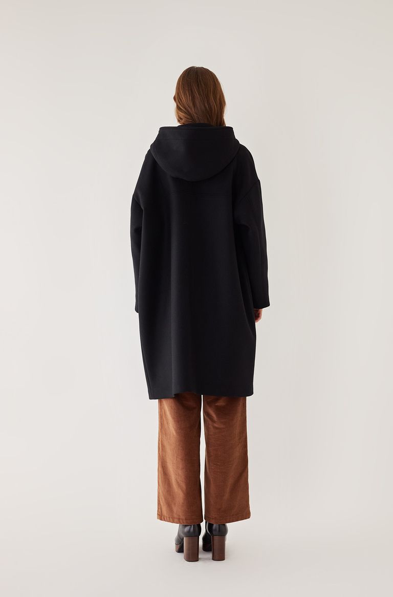 Theory hooded patch pocket on sale coat