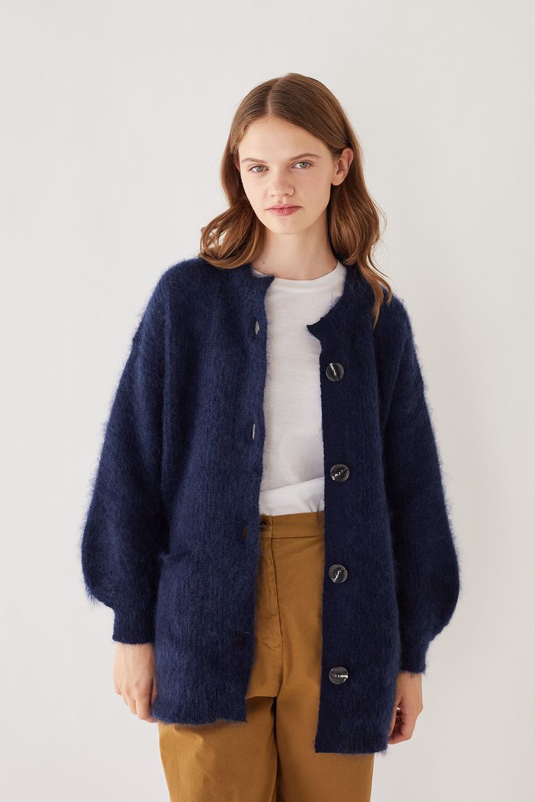 Oversized mohair outlet cardigan