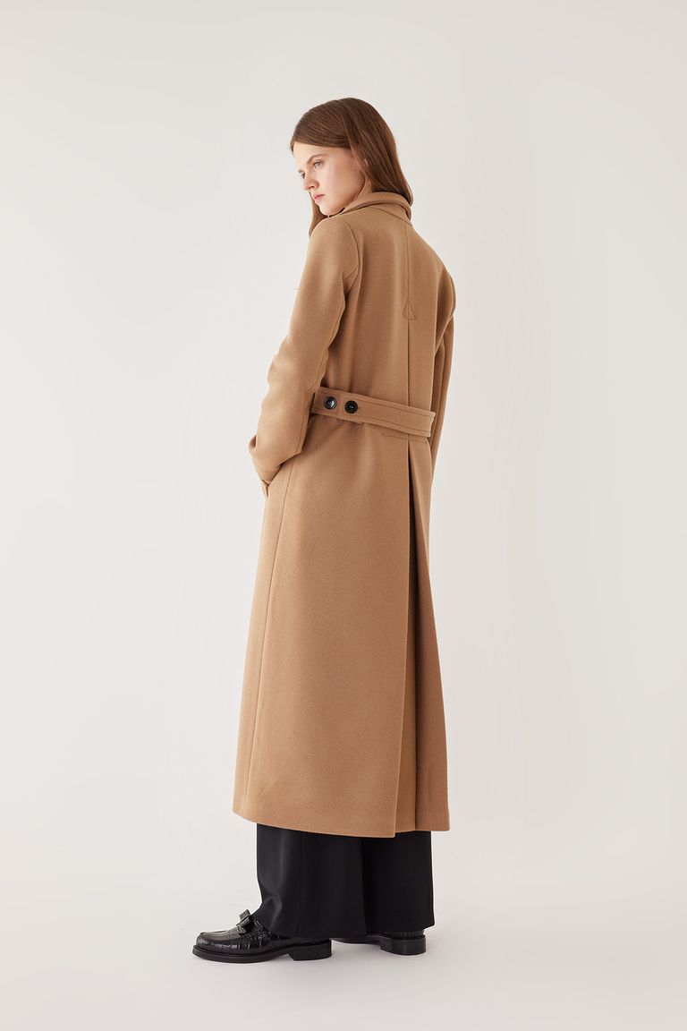 Virgin wool maxi coat - Women's Clothing Online Made in Italy