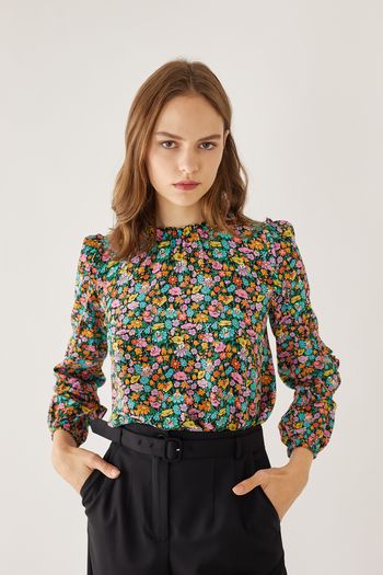 Ruffled blouse – Liberty Fabric