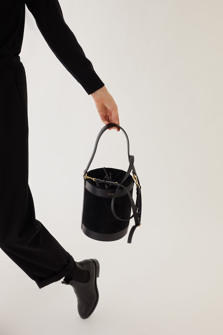 Staud vitti leather hot sale bucket bag