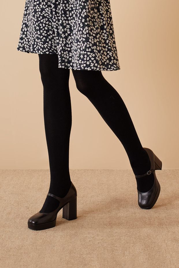 Mary Jane with platform heel