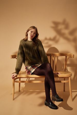 Tartan wool miniskirt - Women's Clothing Online Made in Italy