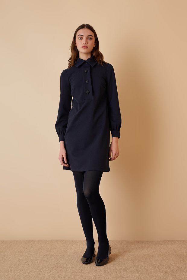 A-line polo dress