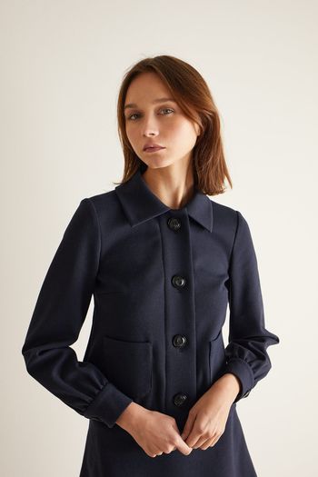 Giacca cropped con taschini