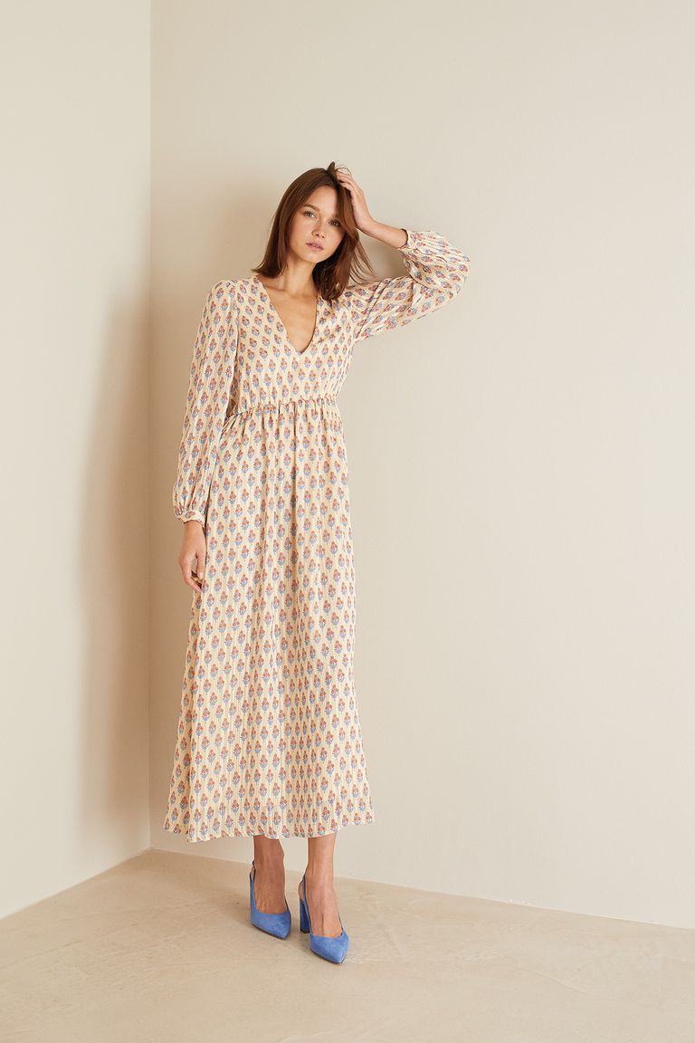 Country road spot deals print maxi dress