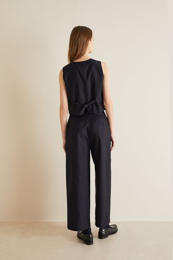Tailored pinstripe trousers