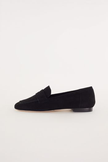 Summer square toe loafers