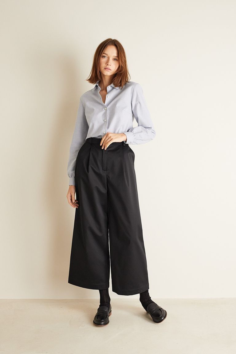 Tailored wide-leg trousers - Women's Clothing Online Made in Italy