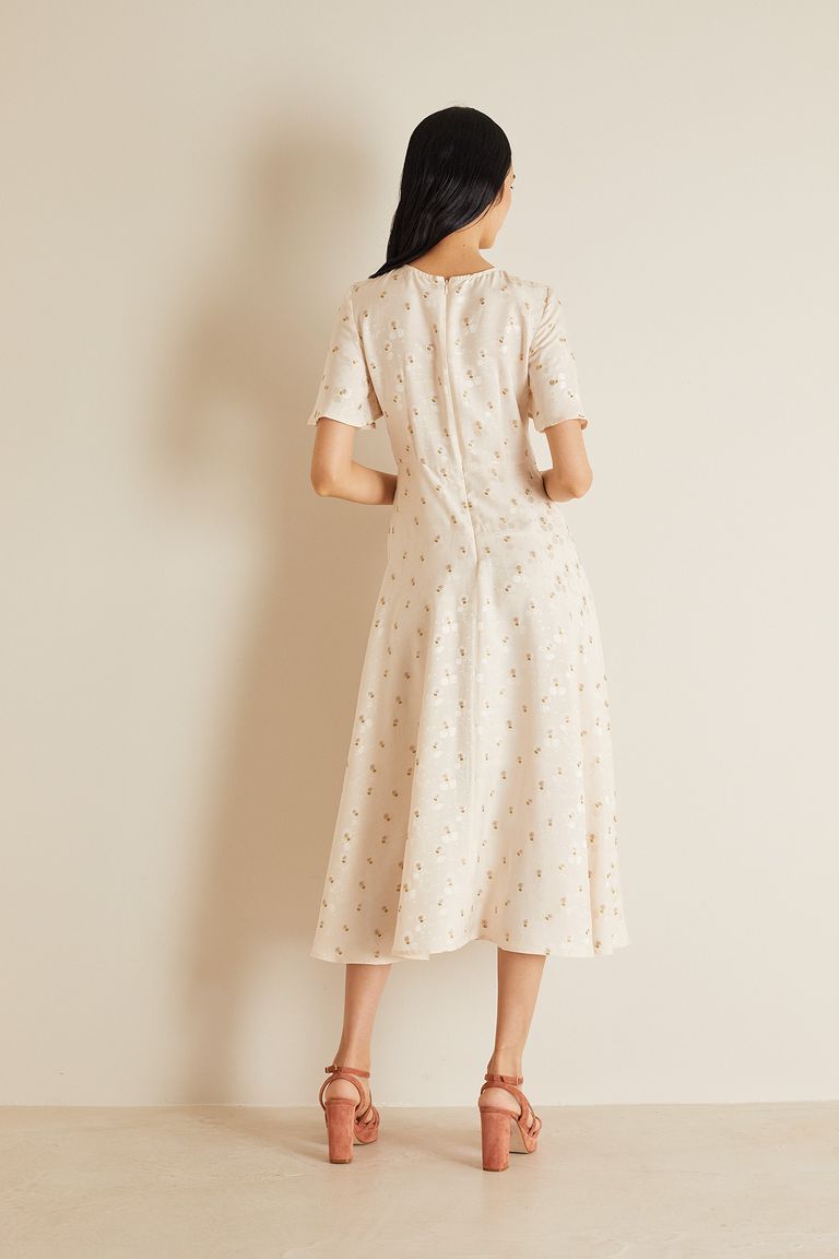 Other stories outlet jacquard dress