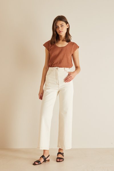 Cotton drill trousers