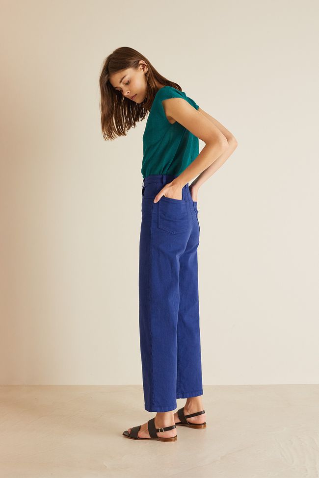 Cotton drill trousers
