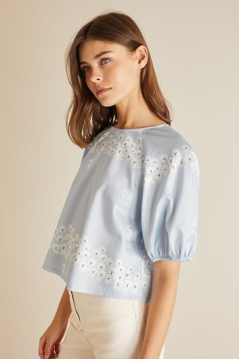 Top with puff sleeves – Trikotri