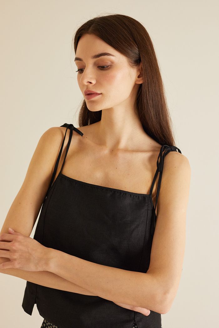 Spaghetti strap top - Women's Clothing Online Made in Italy