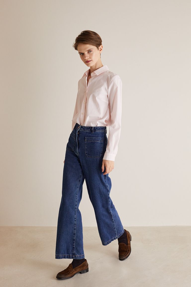 Everlane Wide Leg Crop Patch Pocket Pants - Jeans and a Teacup