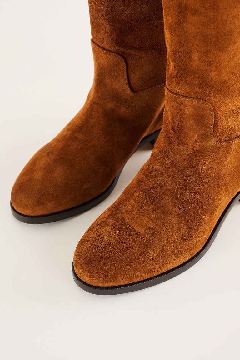 Tan suede clearance riding boots