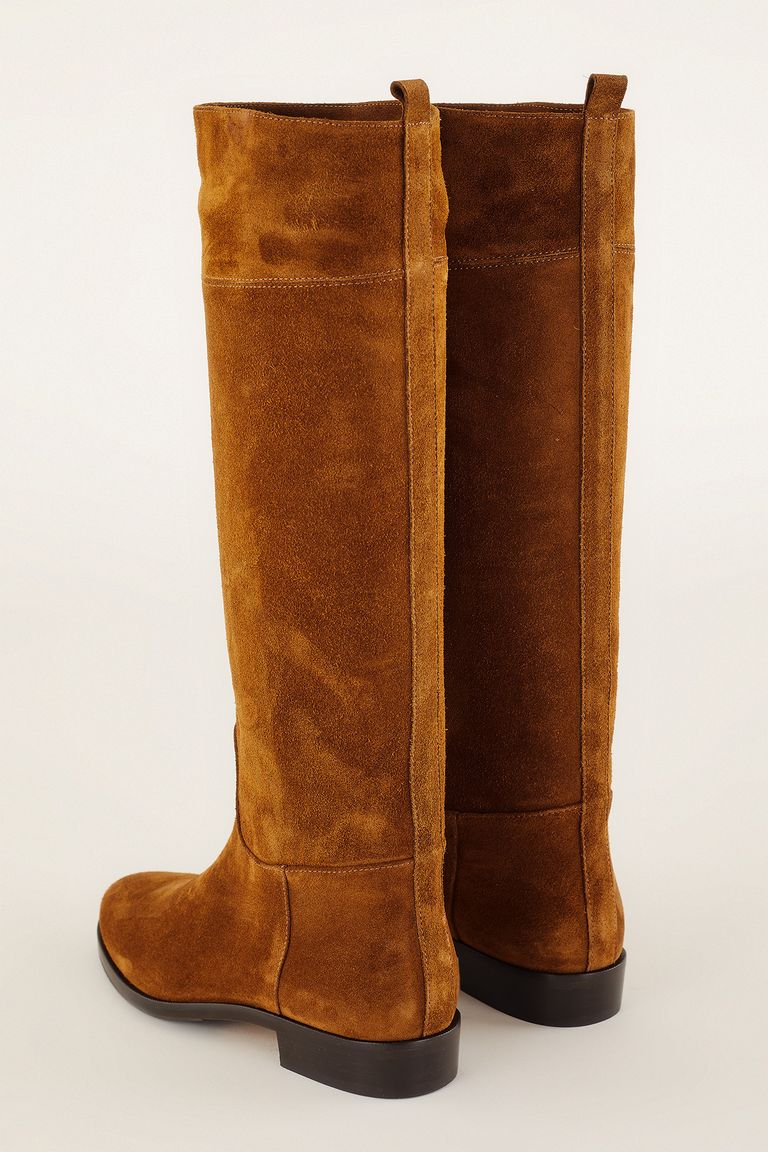 Tan suede 2025 riding boots