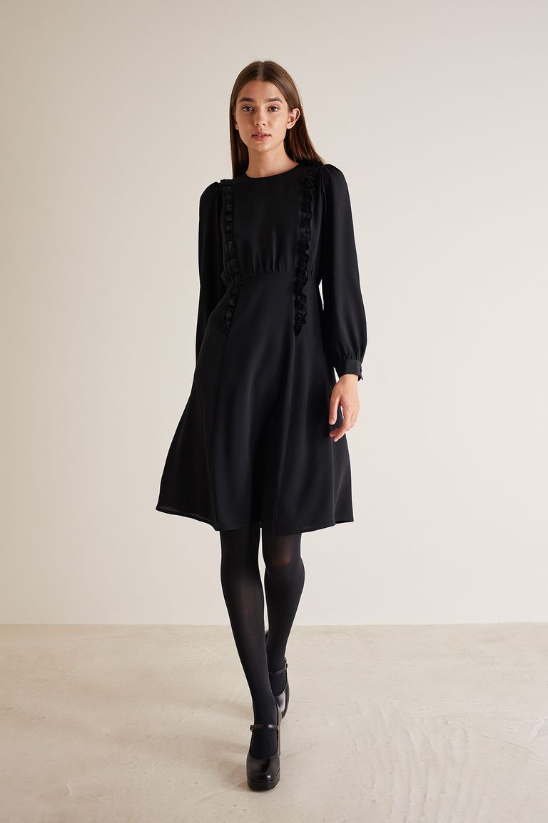 Silk blend outlet dress