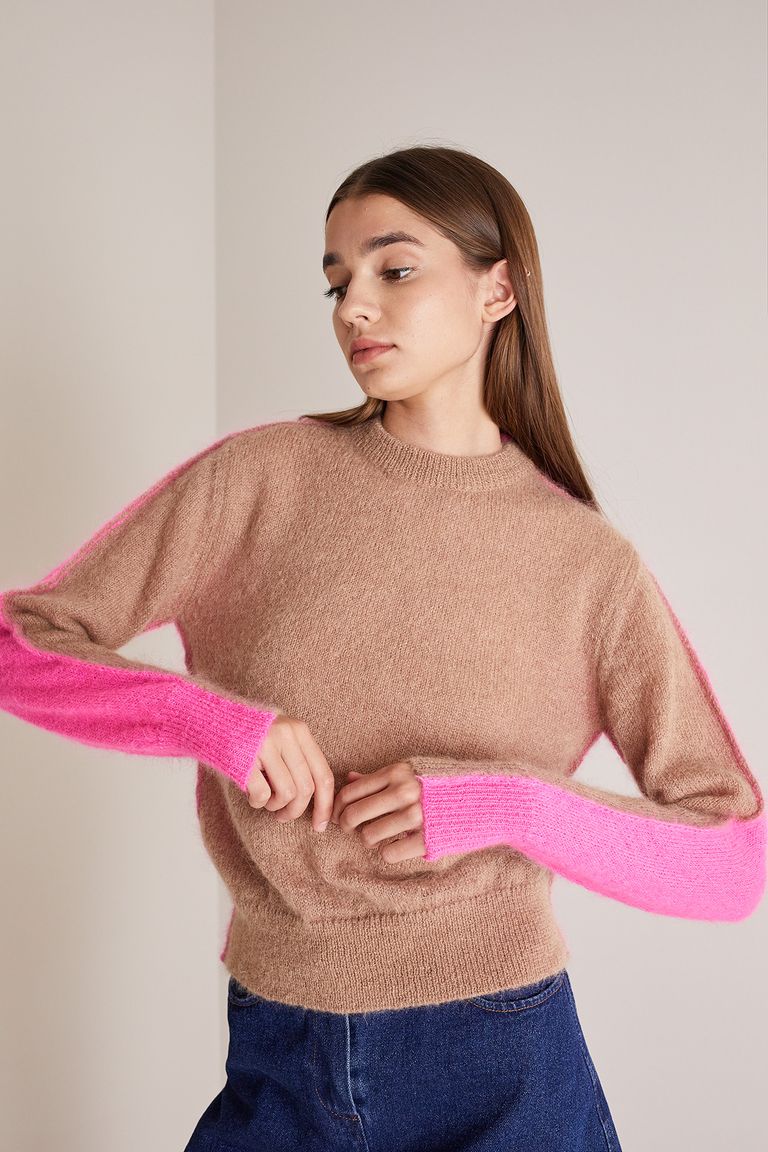 Colorblock jumper sale