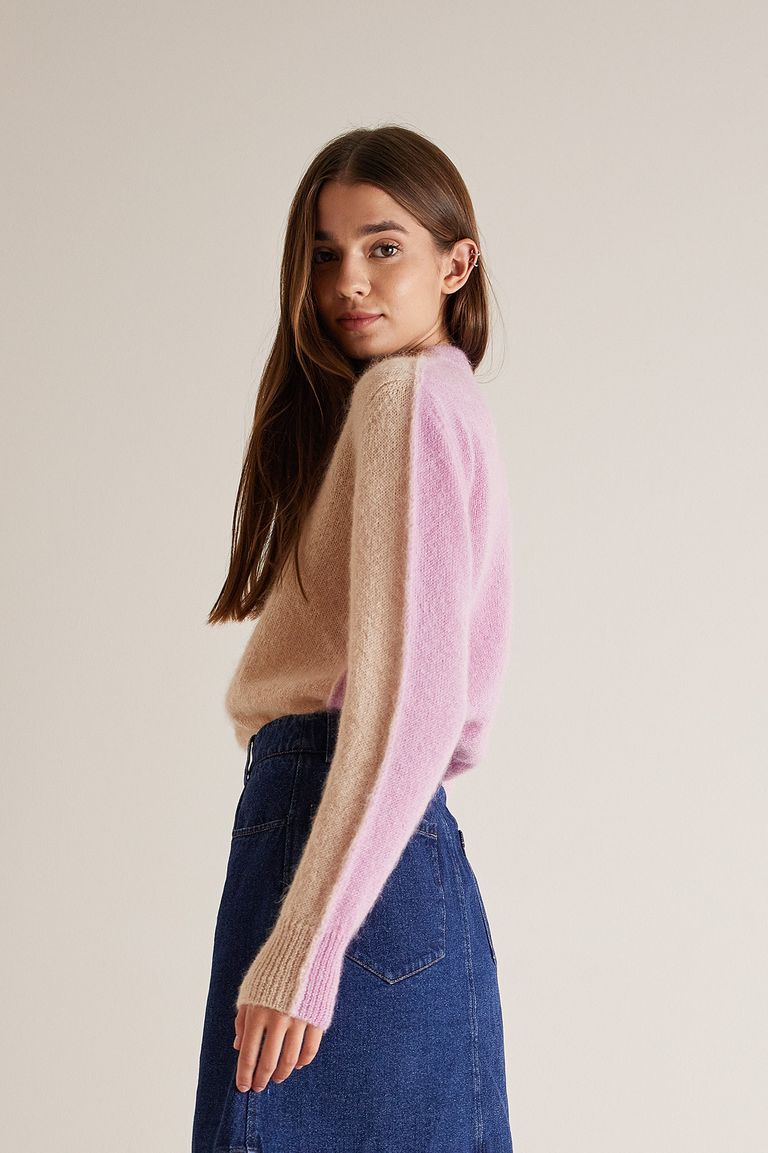 Colorblock jumper sale