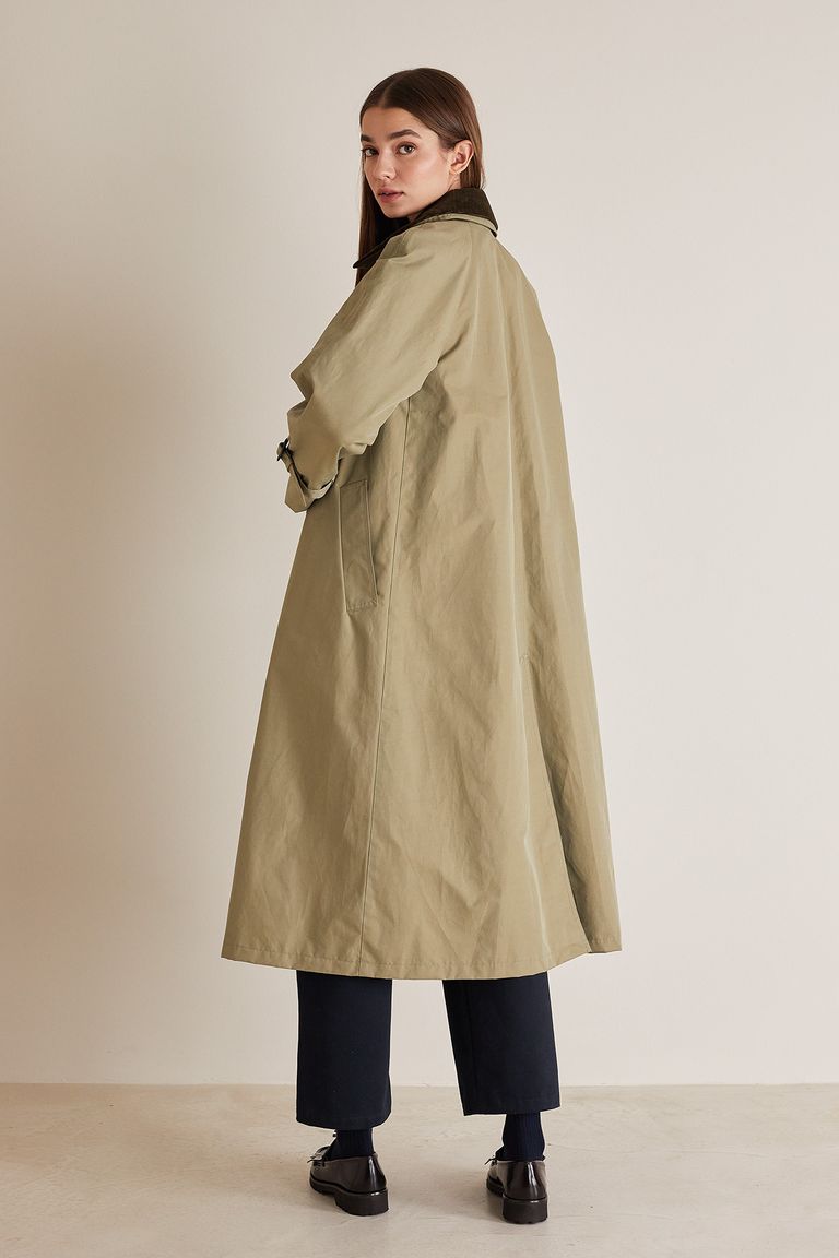 Womens hot sale trench raincoat