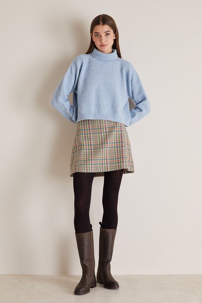 Wool miniskirt - Women's Clothing Online Made in Italy