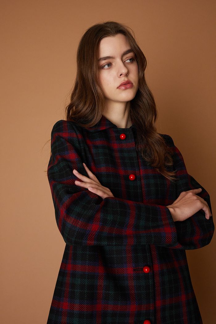 Cappotto Tartan Cappotto Scozzese Rosso Cappotto Tartan