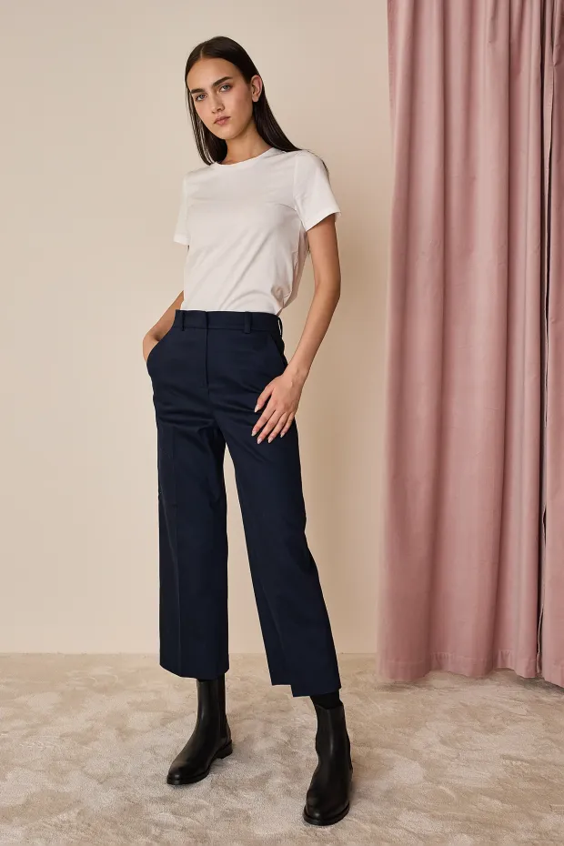 Pantaloni in gabardine stretch