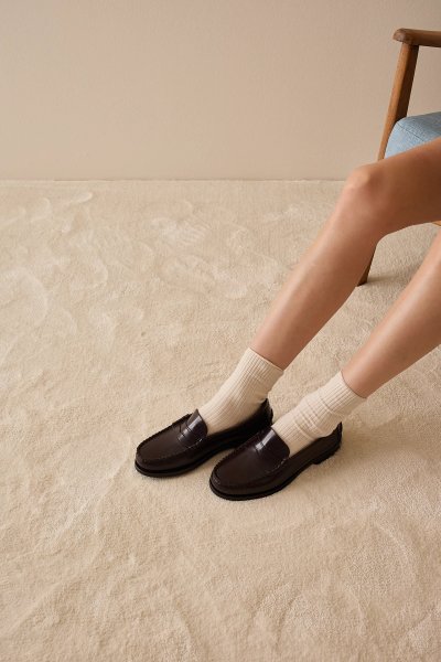Mocassini Penny Loafer in cuoio