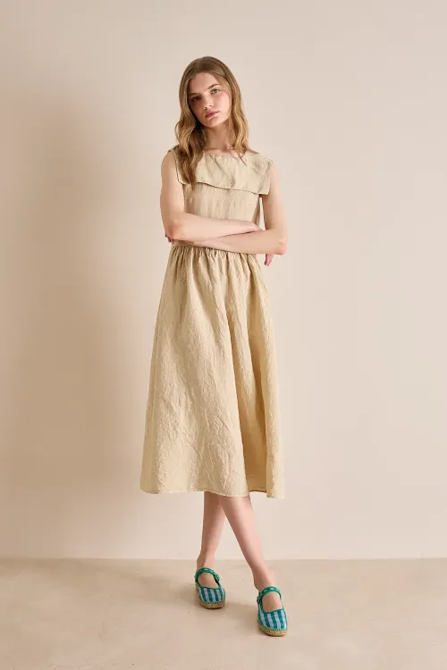 Linen sailor dress