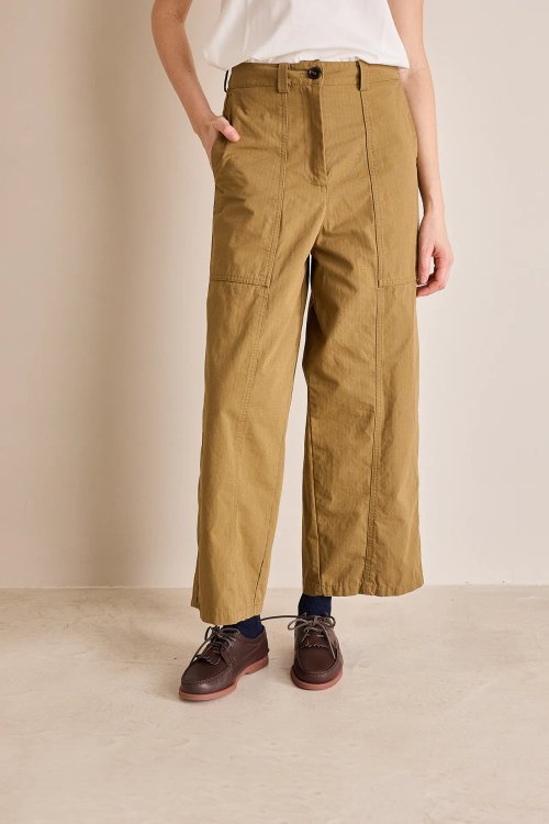 Ripstop cotton trousers