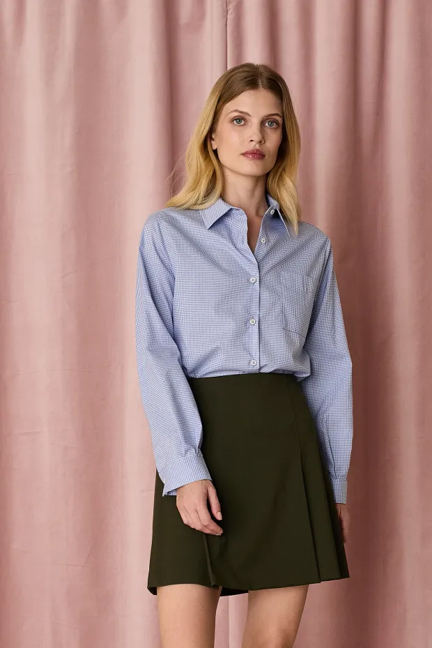 Cotton shirt with pocket