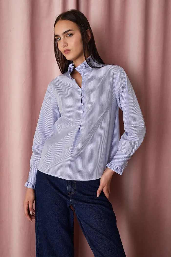 Camicia volant best sale