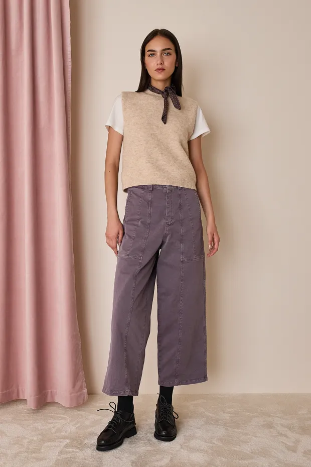 Pantaloni fatigue in cotone