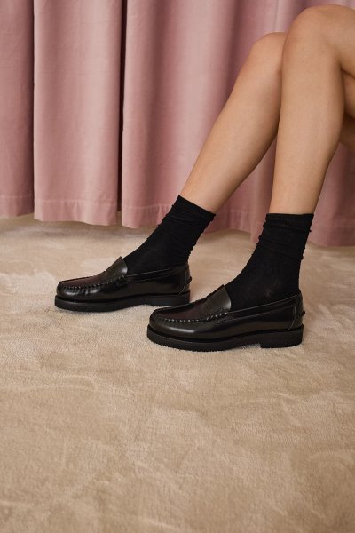 Loafer with light rubber sole