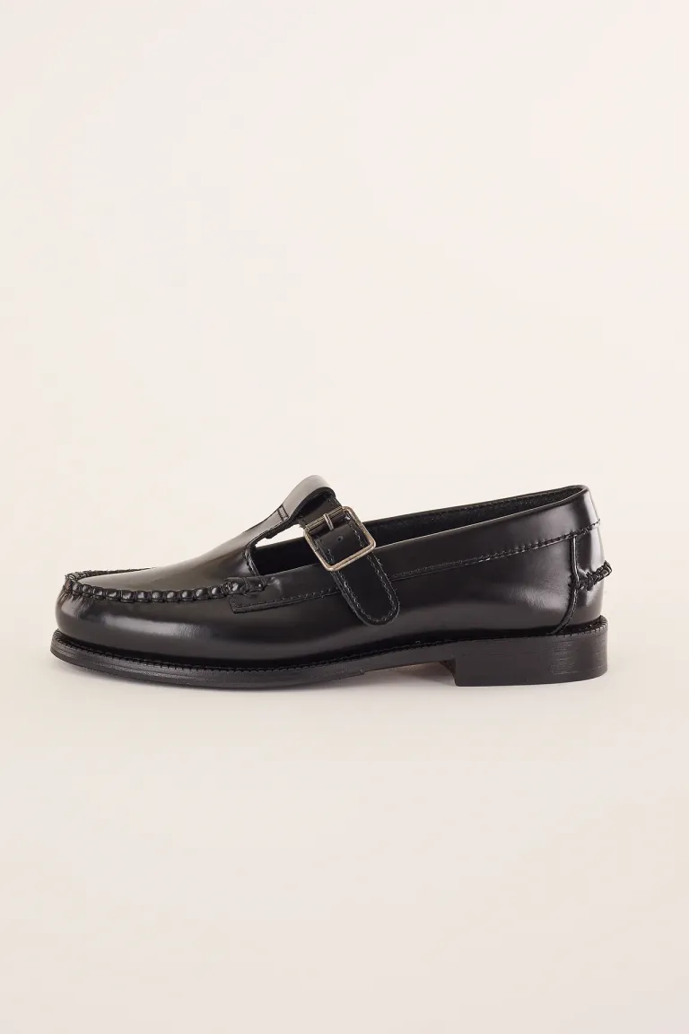 T-bar loafers