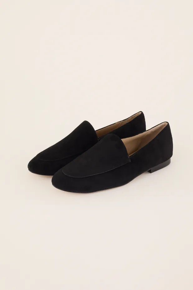 Suede loafers