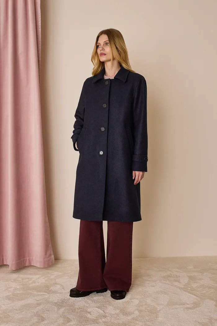 Off-White zip-detail Virgin Wool Coat | Black | FARFETCH OM