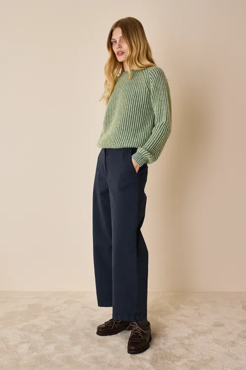 Pantaloni in cotone stretch