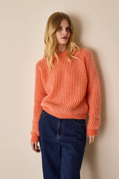 Mohair vanisé sweater