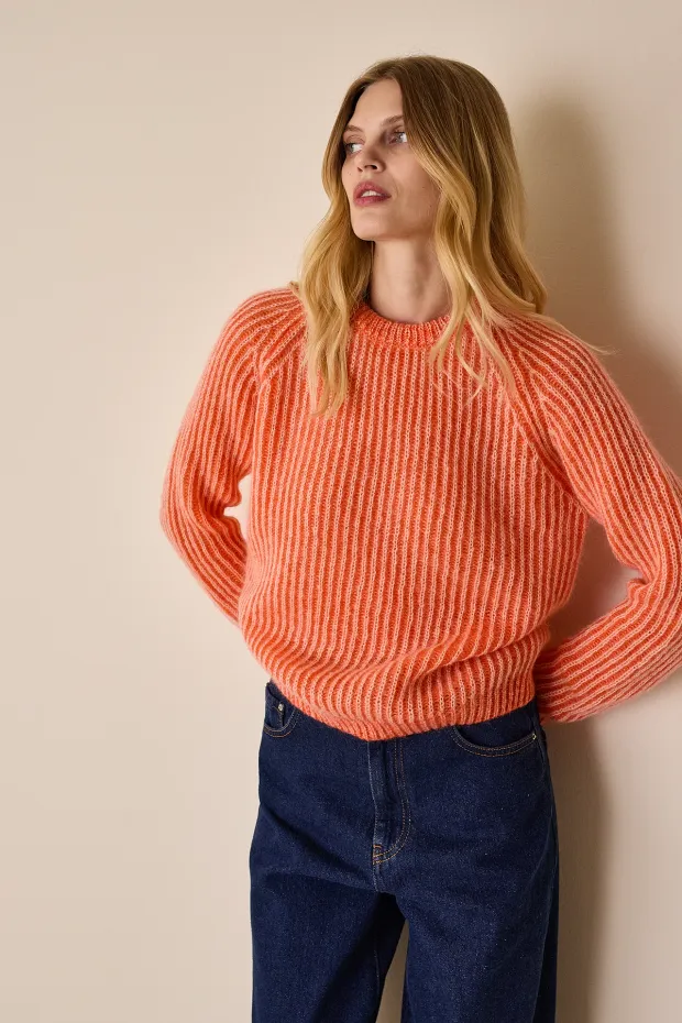 Mohair vanisé sweater