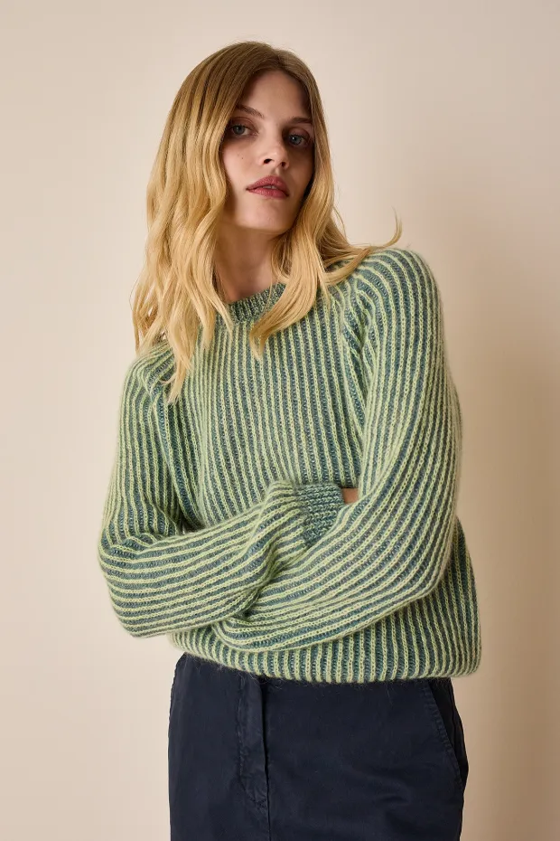 Mohair vanisé sweater