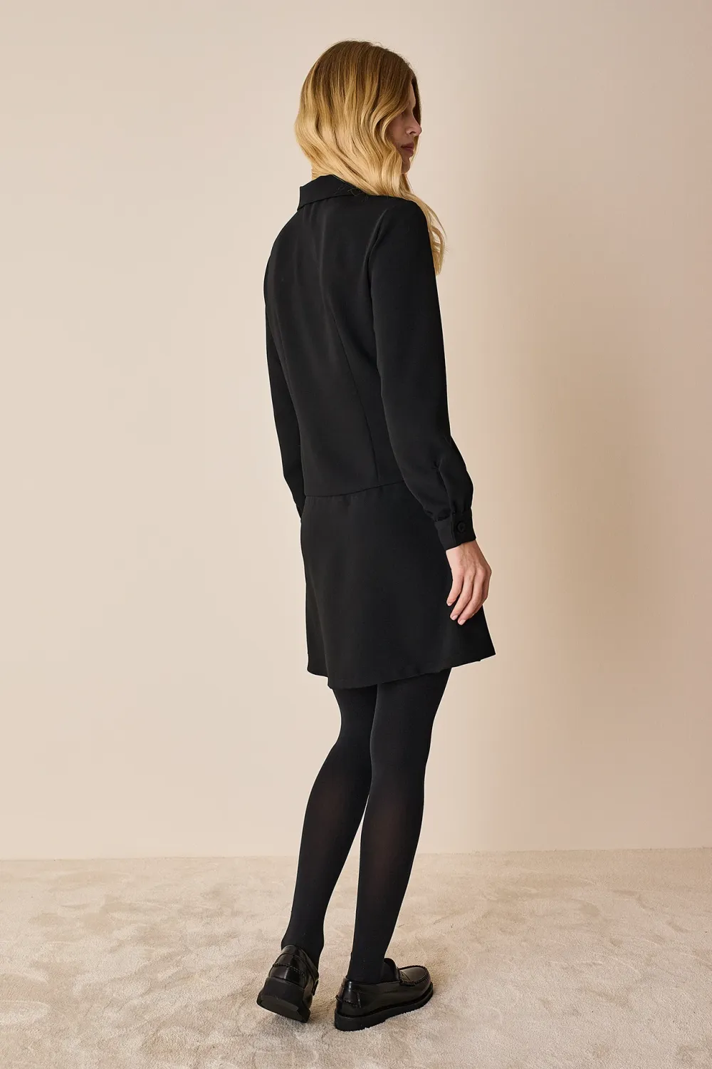 Long sleeve polo dress