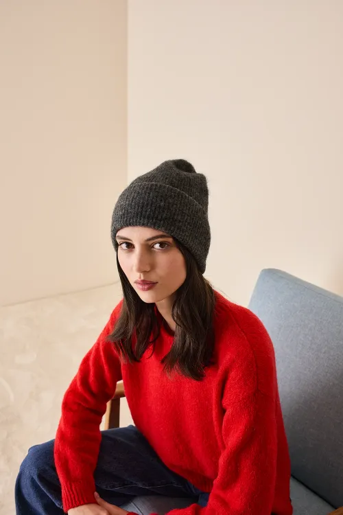 Mohair blend beanie