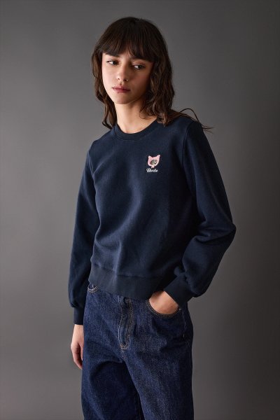 Embroidered cotton sweater – Natalia Shaloshvili