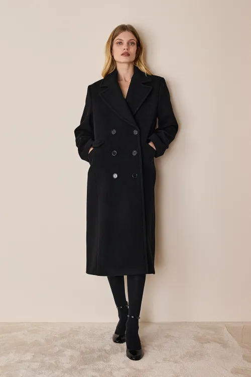 Wool and cashmere timeless coat