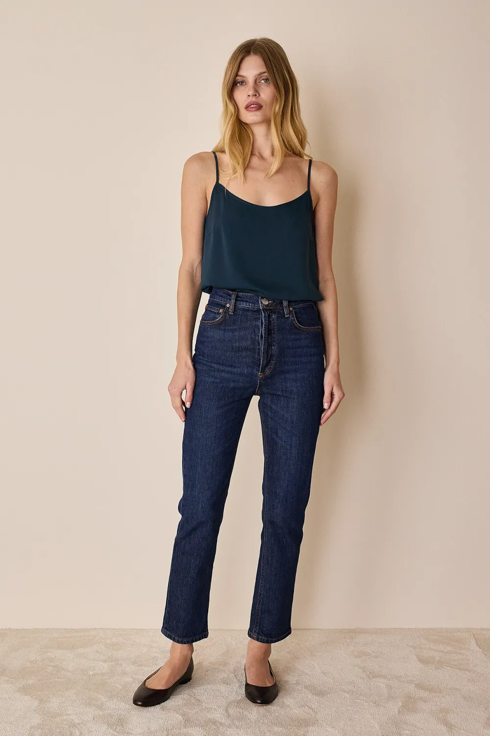 Jeans aderenti in cotone elasticizzato