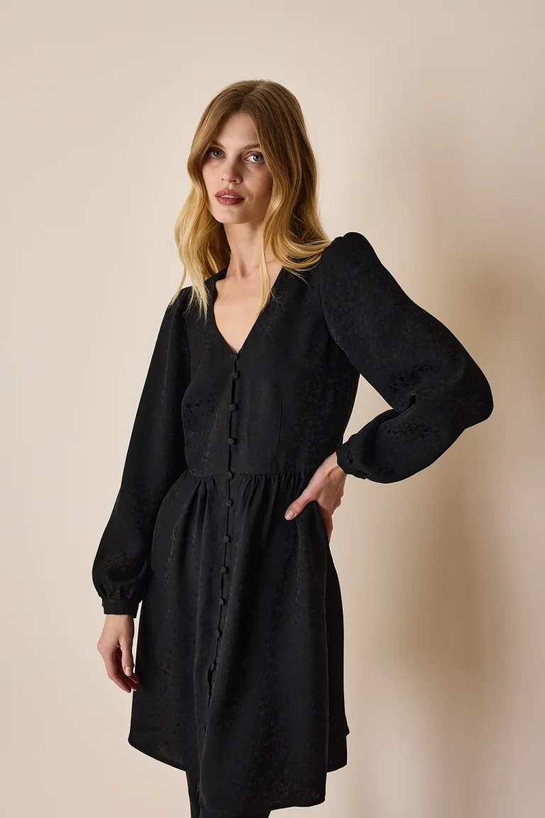 Fluid shirt dress